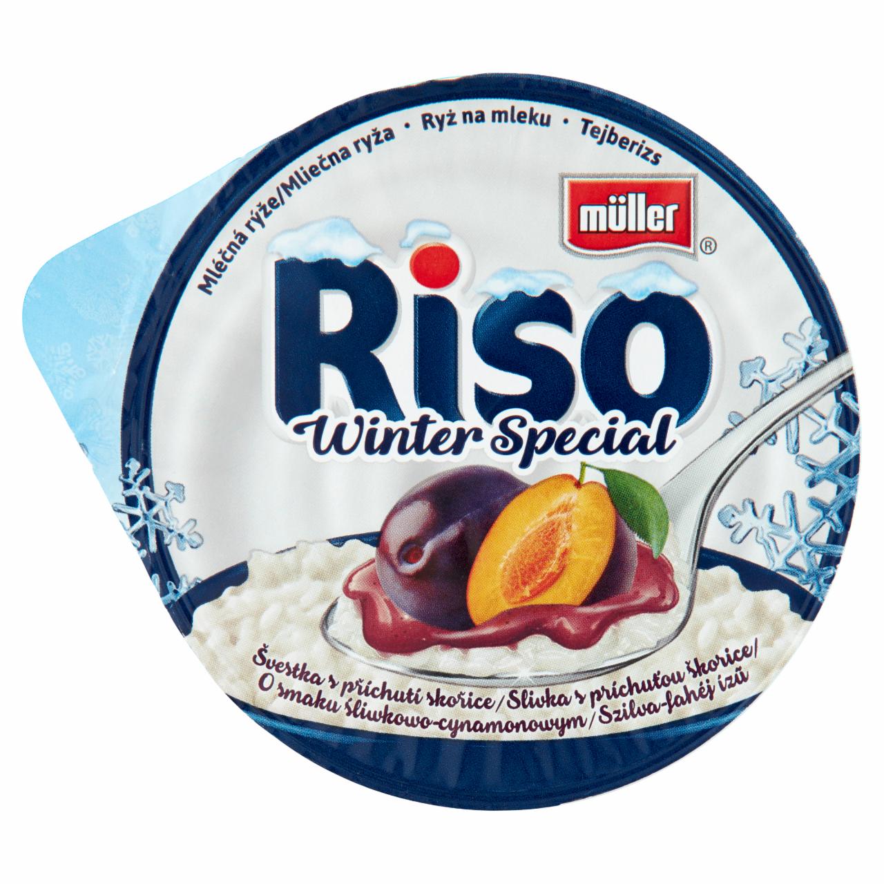 Képek - Müller Riso szilva-fahéj ízű tejberizs desszert 175 g