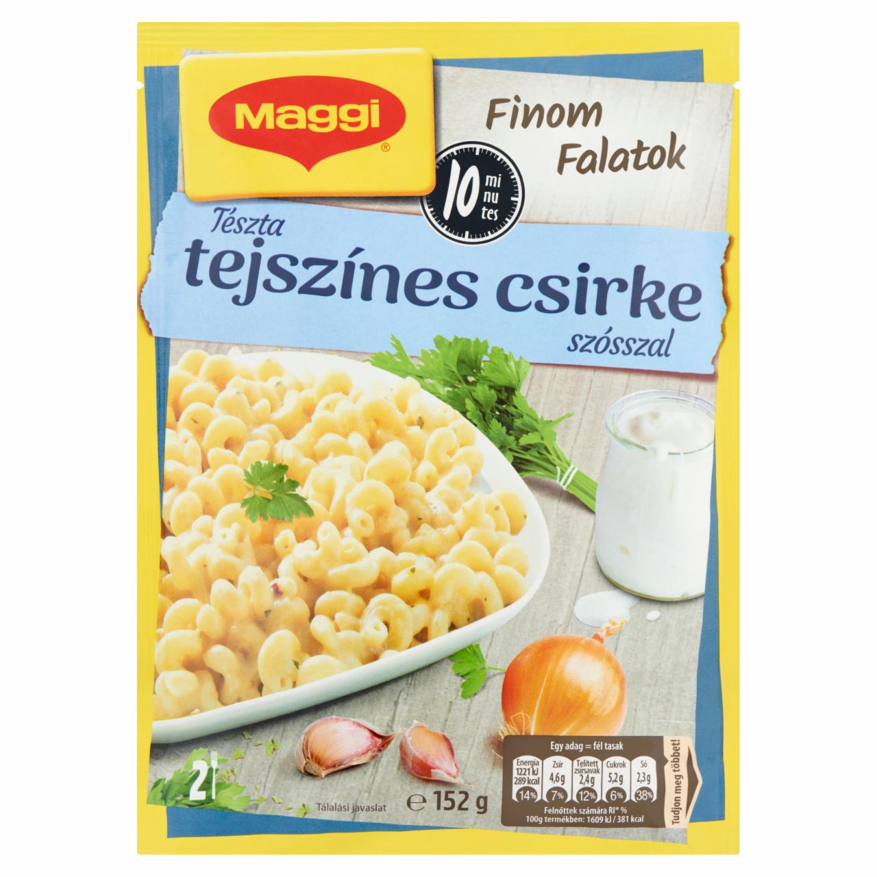 Képek - Maggi Finom Falatok PárPerc Tészta tejszínes csirke szósszal 152 g