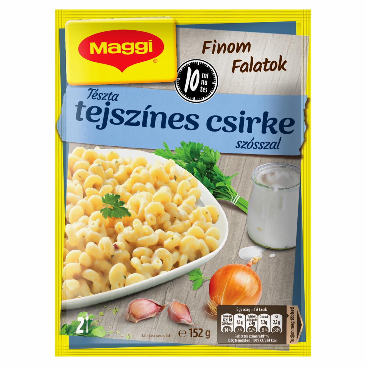 Képek - Maggi Finom Falatok PárPerc Tészta tejszínes csirke szósszal 152 g