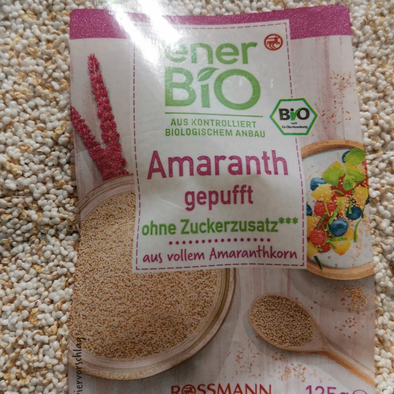 Képek - Bio puffasztott amaránt EnerBio