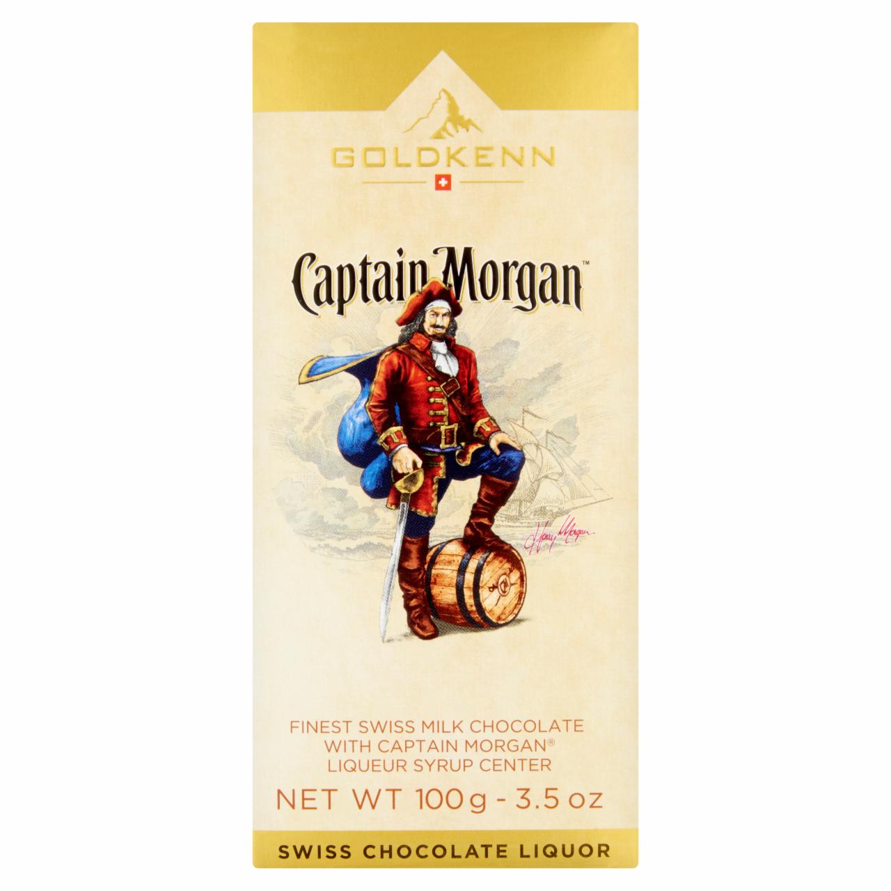 Képek - Captain Morgan Liqueur Bar alkoholos töltött csokoládé 100 g