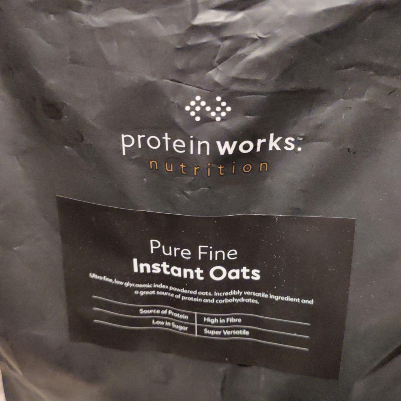 Képek - Pure fine instant oats Protein works nutrition
