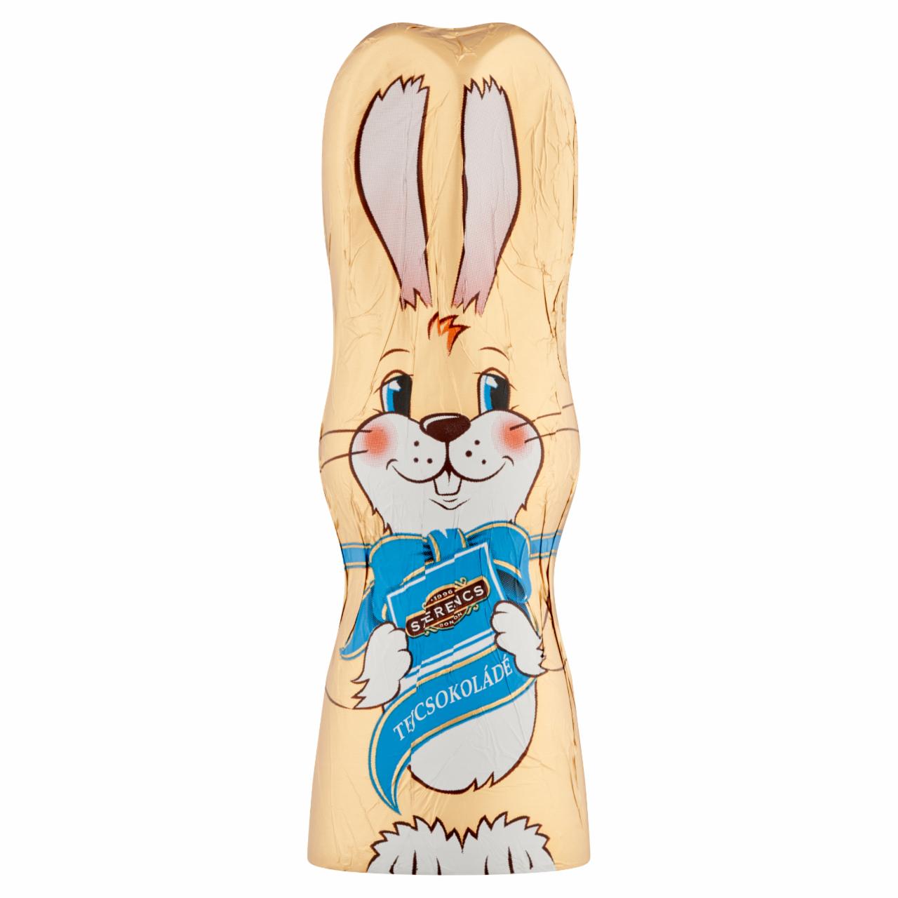 Képek - Szerencsi nyuszi figura tejcsokoládéból 50 g