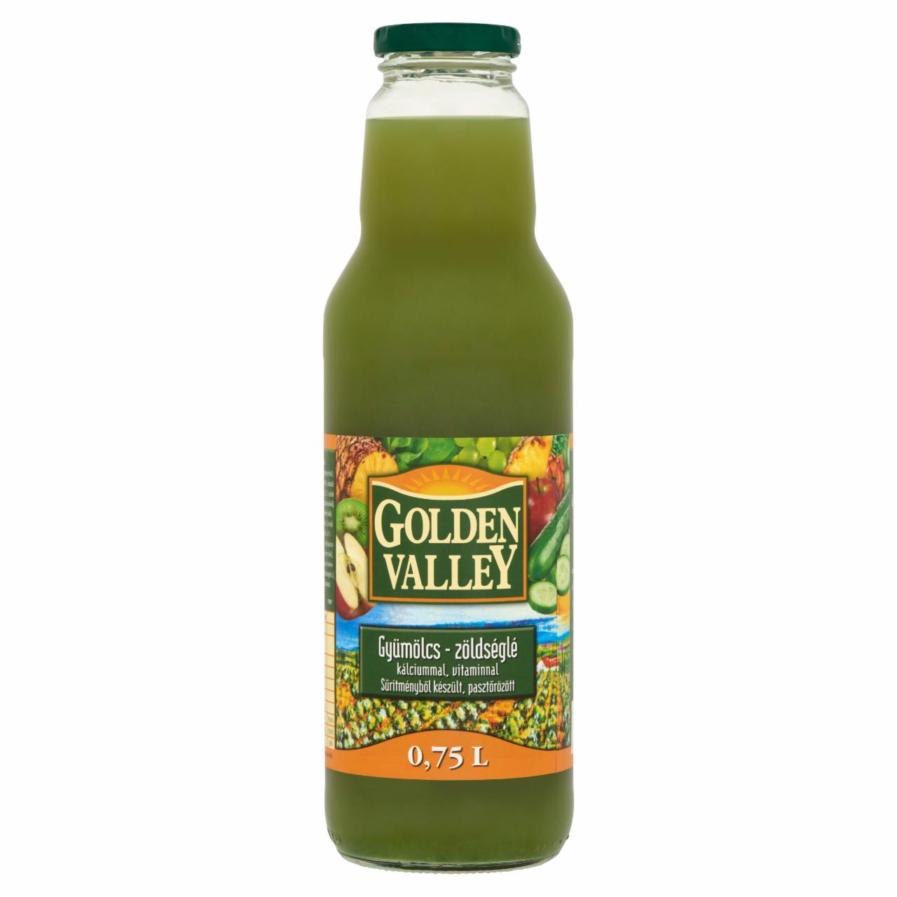 Képek - Golden Valley gyümölcs-zöldséglé kalciummal, vitaminnal 0,75 l