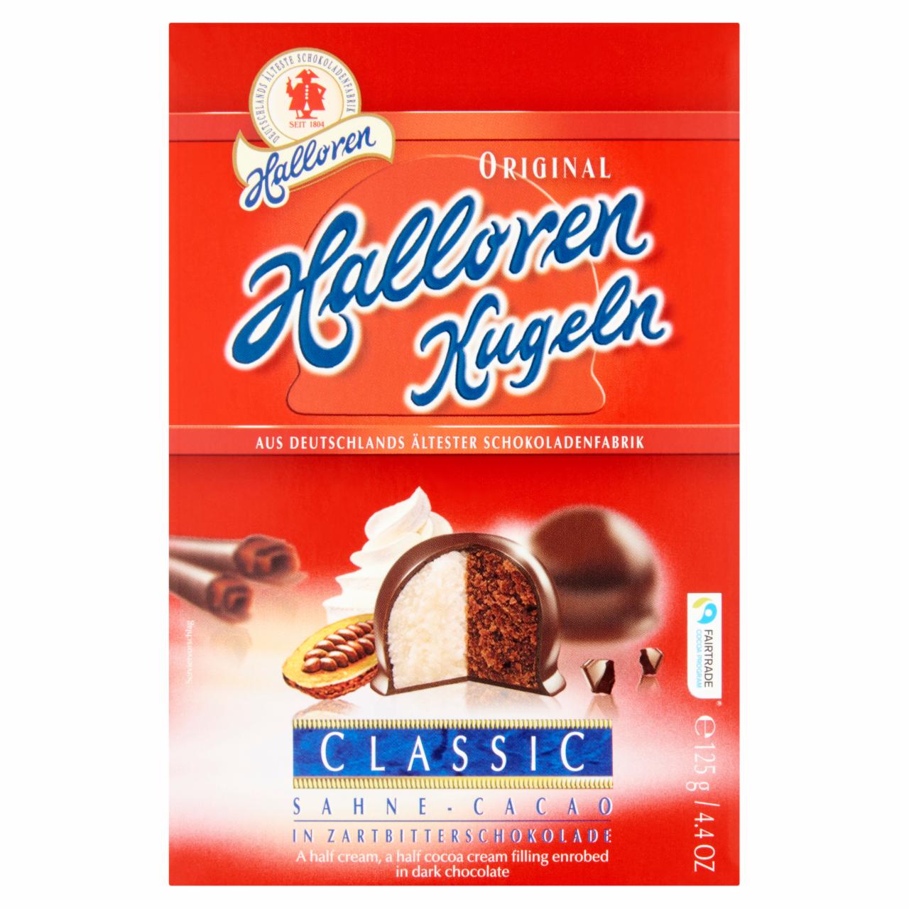 Képek - Halloren kakaókrémes csokigolyó 125 g