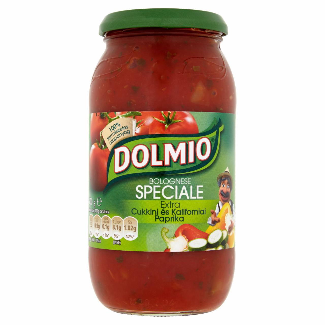 Képek - Dolmio Bolognese Speciale bolognai alap cukkinivel és kaliforniai paprikával 500 g