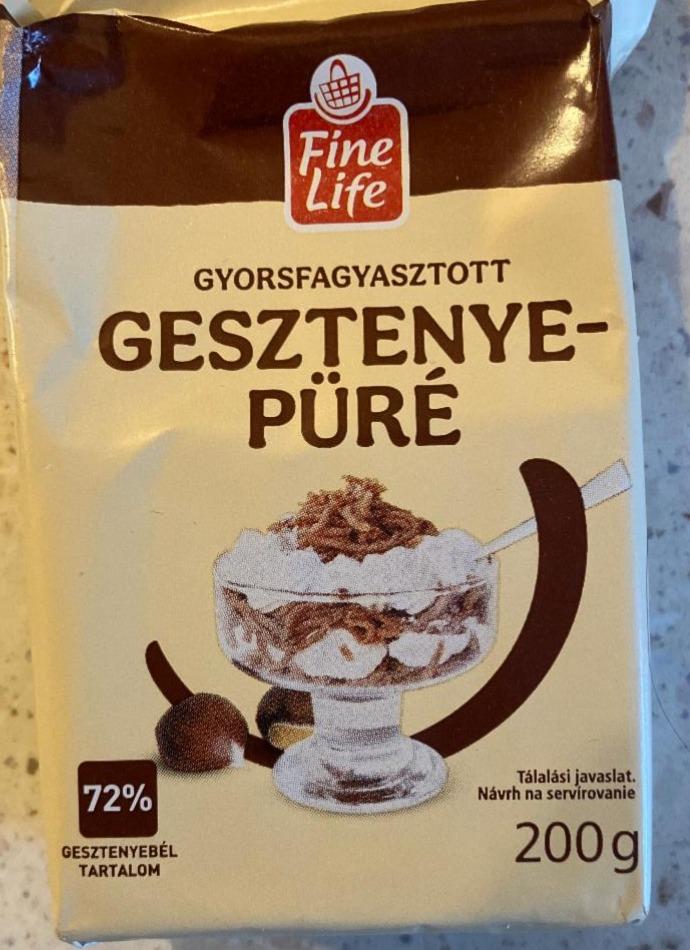 Képek - Gesztenyepüré 72% Fine Life