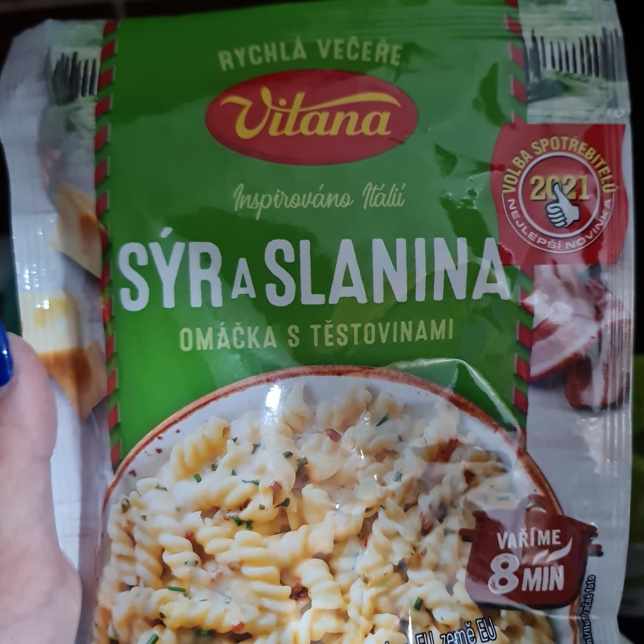 Képek - Syr a slanina omáčka s cestovinami Vitana