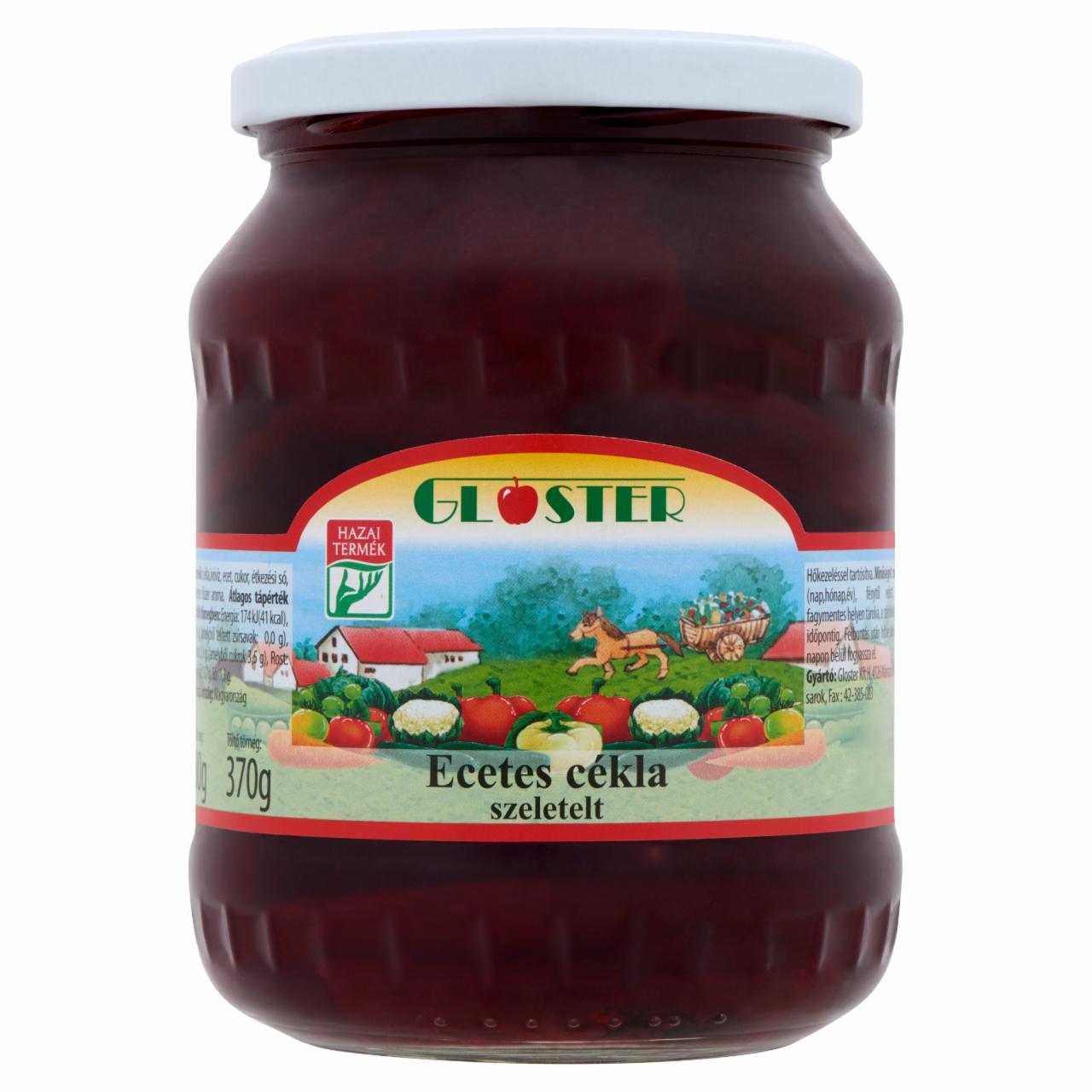 Képek - Gloster szeletelt, ecetes cékla 680 g