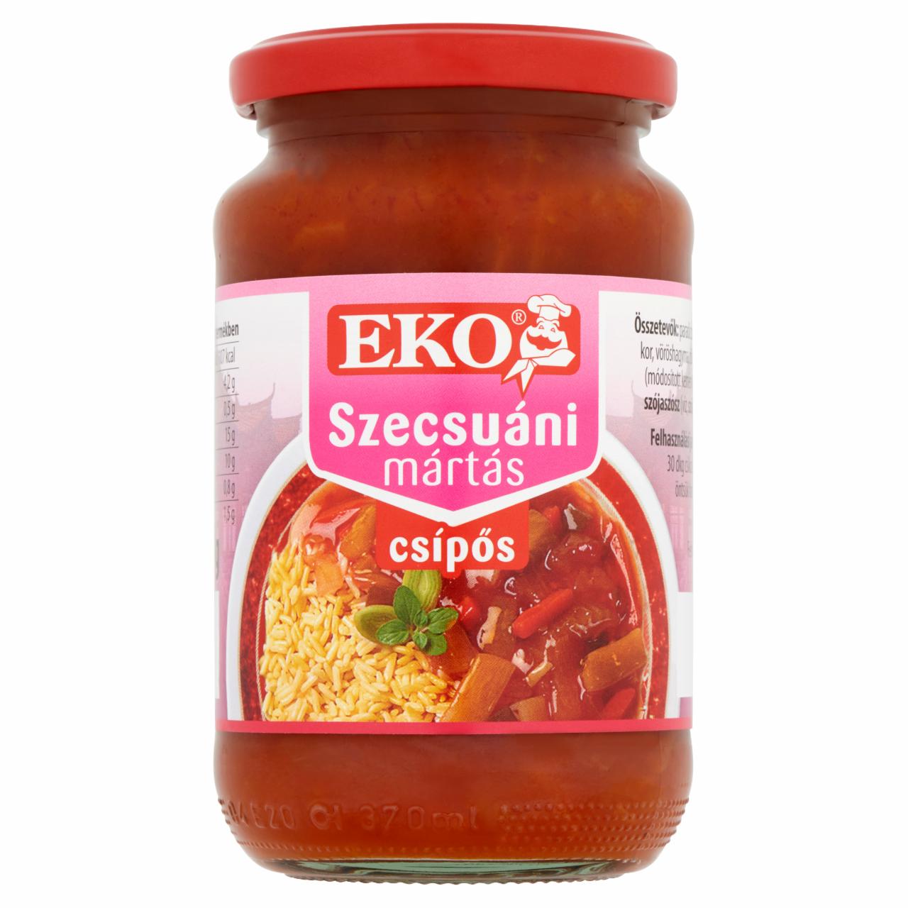 Képek - Eko csípős szecsuáni mártás 360 g