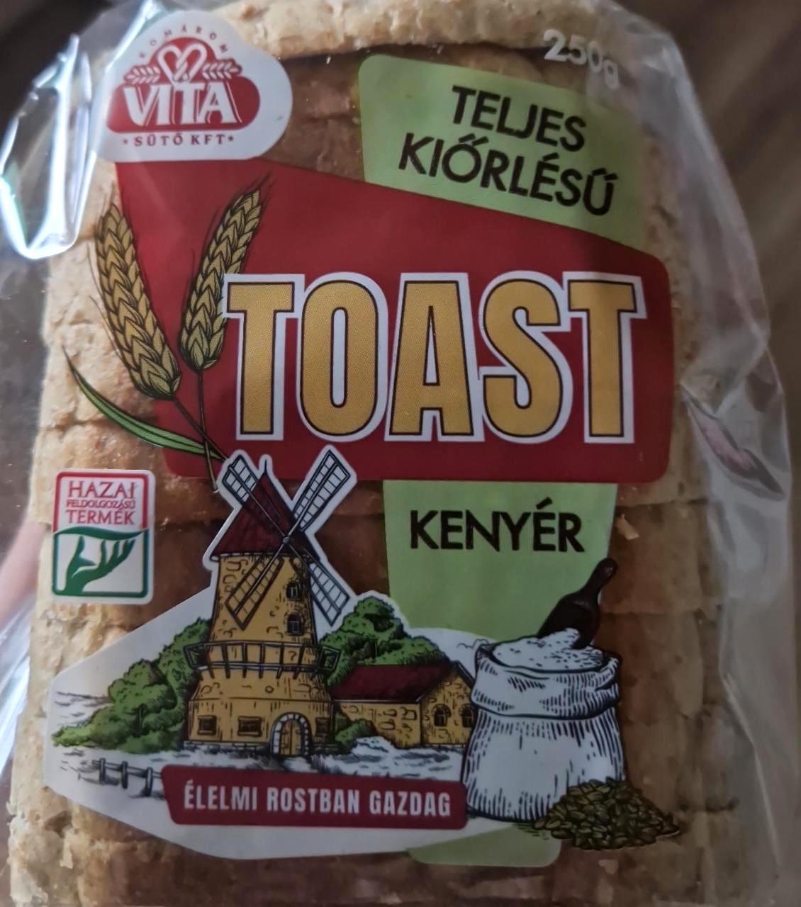 Képek - Teljes kiőrlésű toast kenyér Vita sütő Kft.