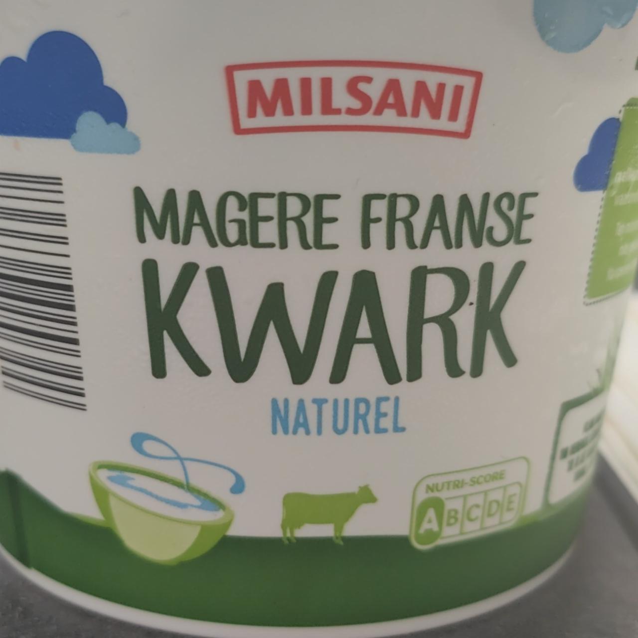 Képek - Magere Franse Kwark Naturel Milsani