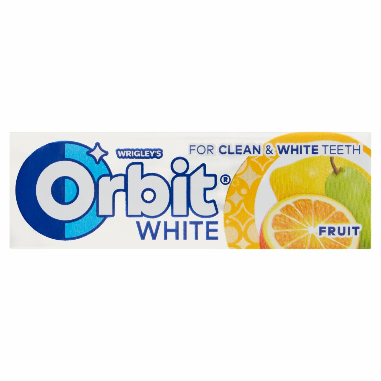 Képek - Orbit White gyümölcsízű cukormentes rágógumi édesítőszerrel 14 g