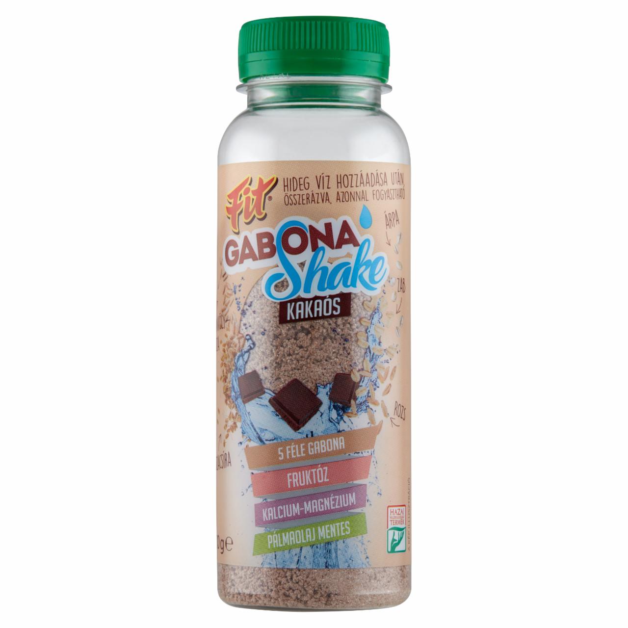 Képek - Fit Gabona Shake 5 gabonás kakaós shake kalciummal és magnéziummal 70 g