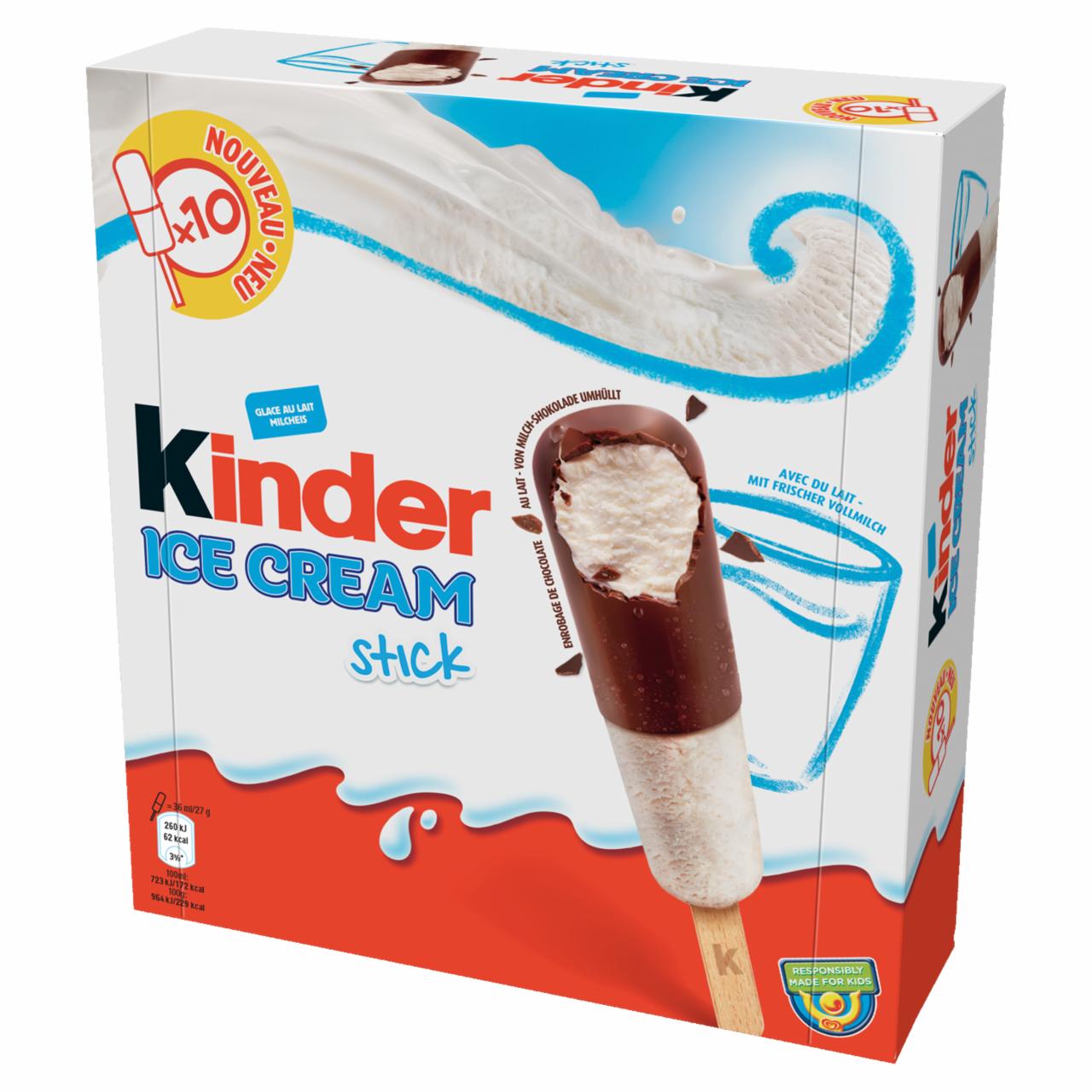 Képek - Kinder multipack jégkrém pálcikás 10 x 36 ml