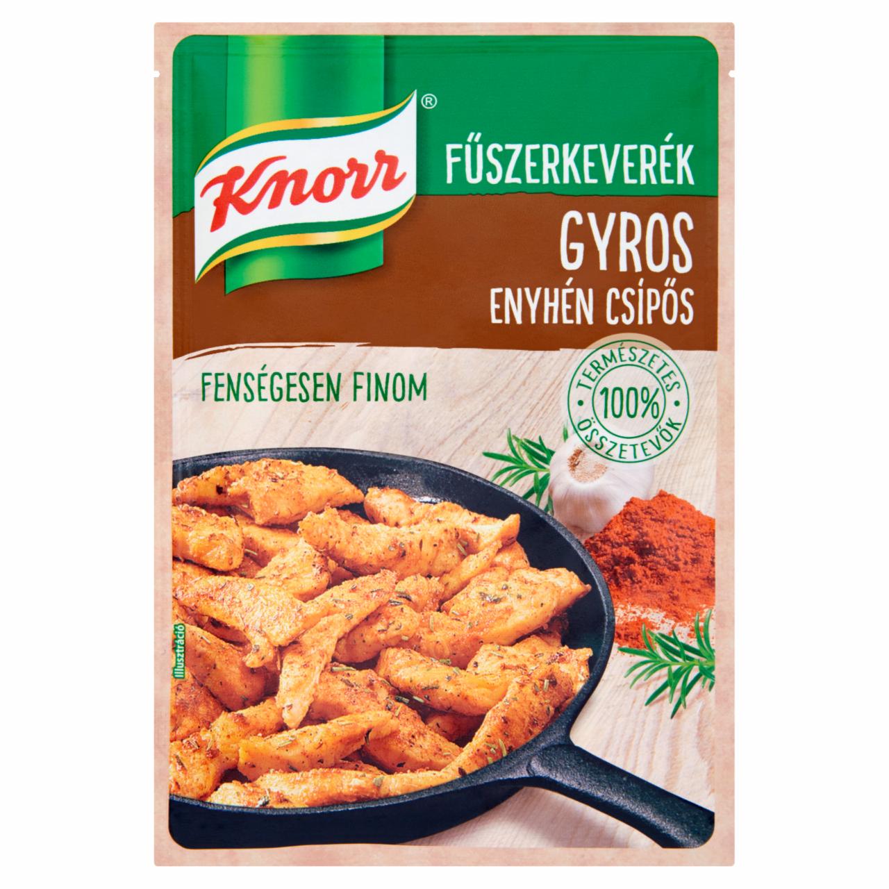 Képek - Knorr enyhén csípős gyros fűszerkeverék 35 g