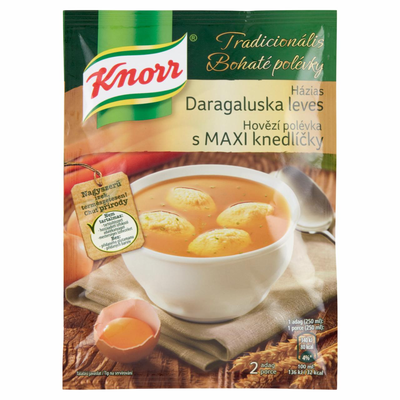 Képek - Knorr Tradicionális házias daragaluska leves 63 g