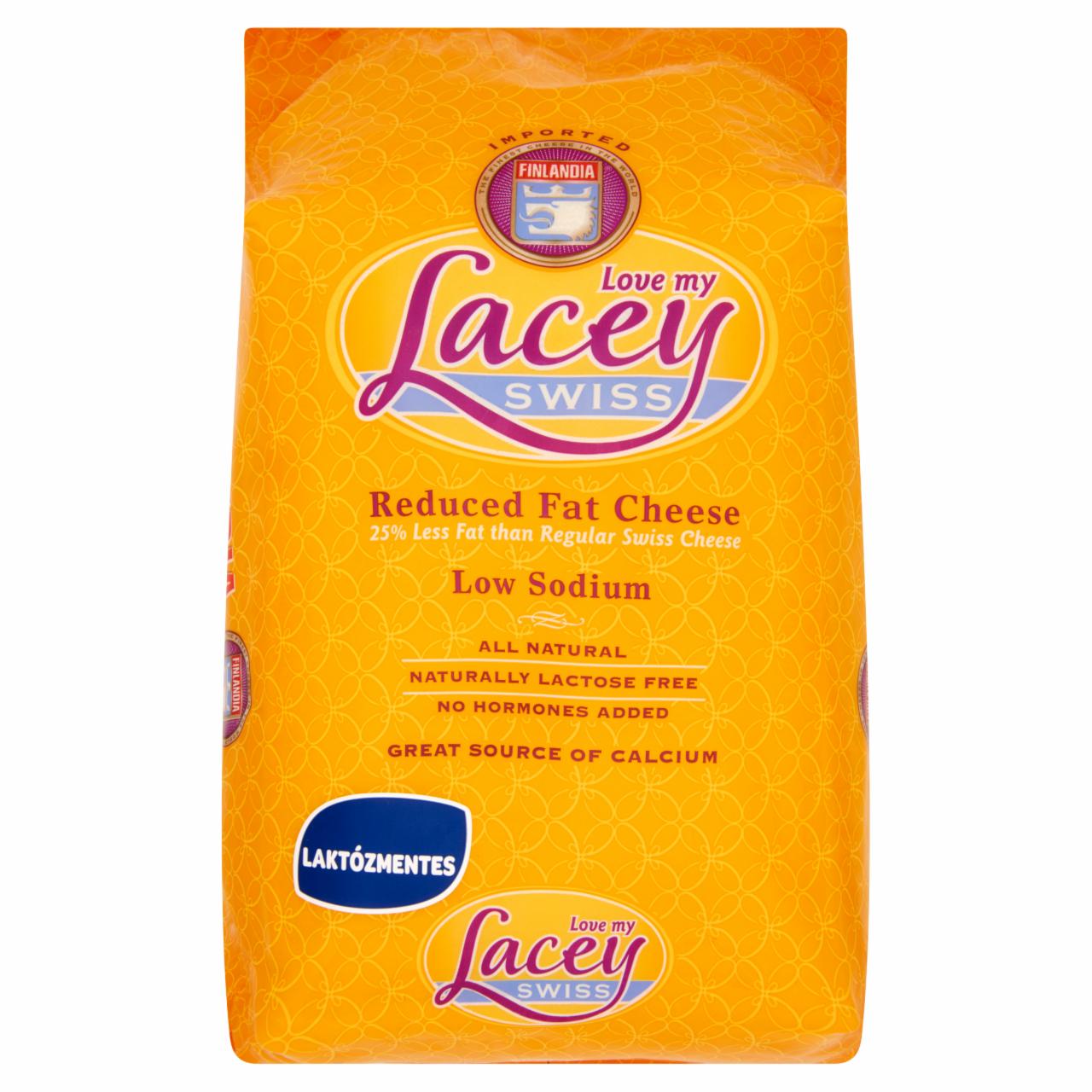 Képek - Lacey Swiss laktózmentes, félzsíros, félkemény, svájci ementáli típusú sajt 250 g