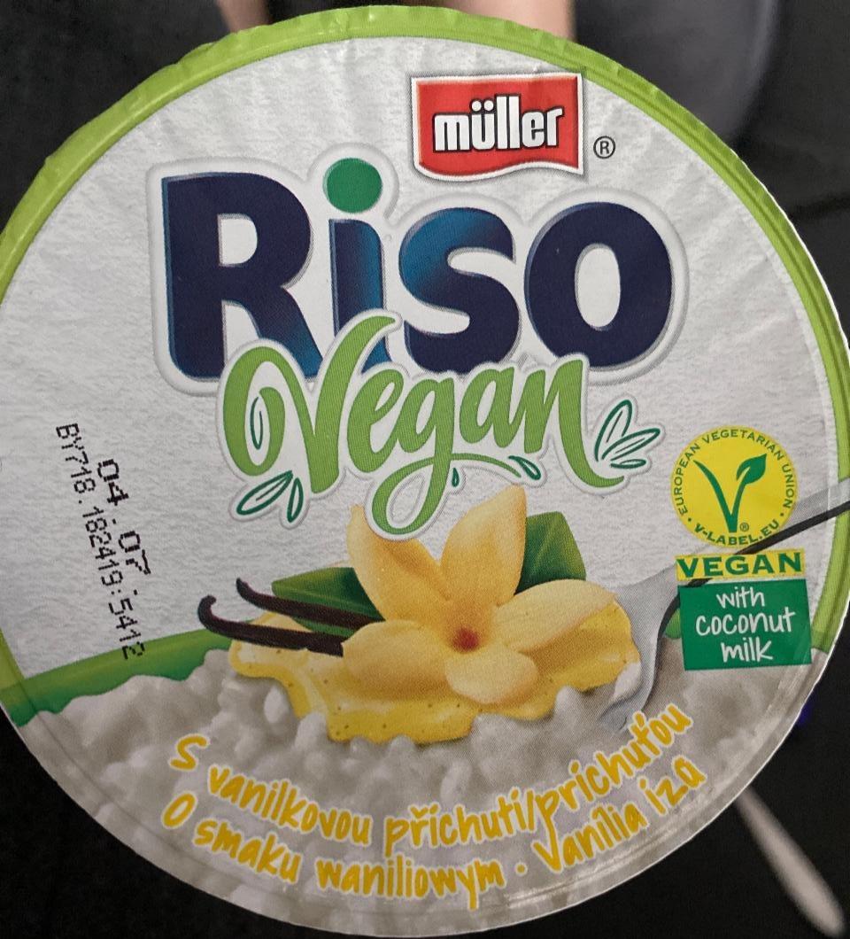 Képek - Müller Riso Vegan rizs desszert kókusztejjel és vanília ízű készítménnyel