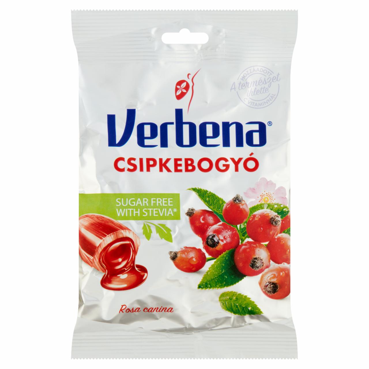 Képek - Verbena töltött keménycukorka csipkebogyó kivonattal, édesítőszerekkel és C vitaminnal 60 g