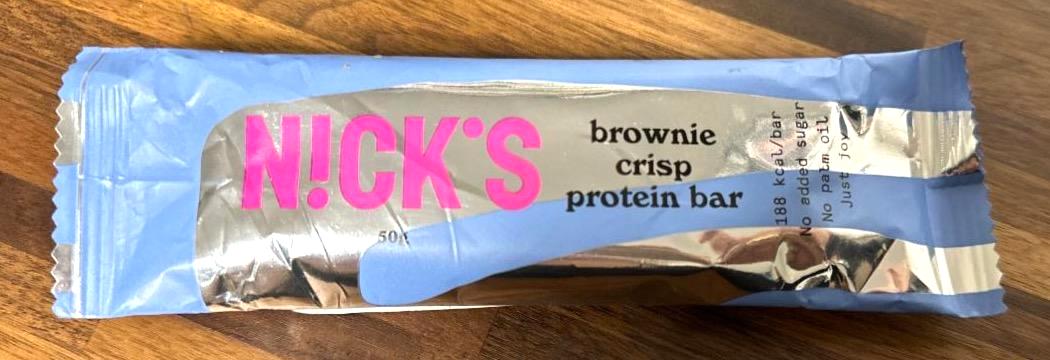 Képek - Nick’s brownie crisp protein bar