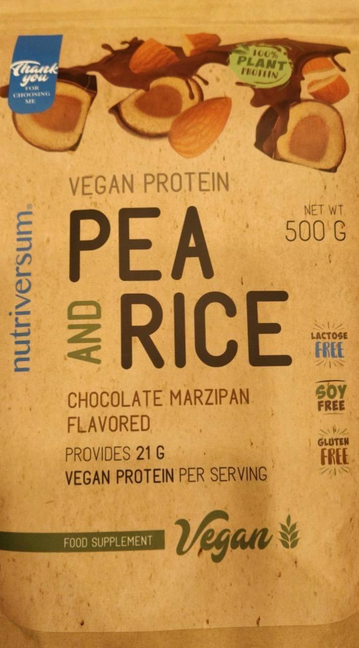 Képek - Vegan protein Pea and Rice Chocolate Marzipan Nutriversum