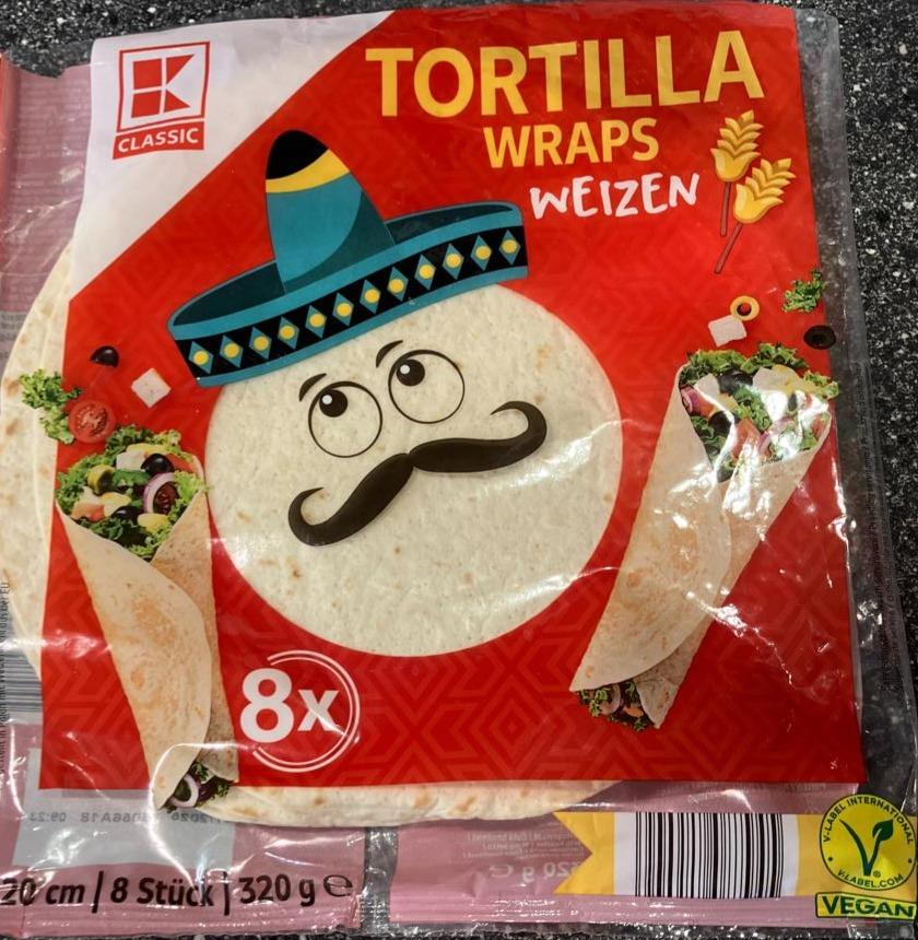 Képek - Tortilla wraps weizen K-Classic