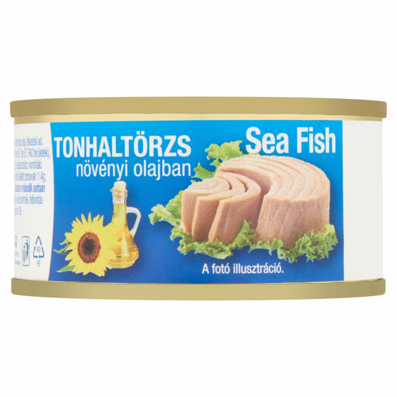 Képek - Sea Fish tonhaltörzs növényi olajban 80 g