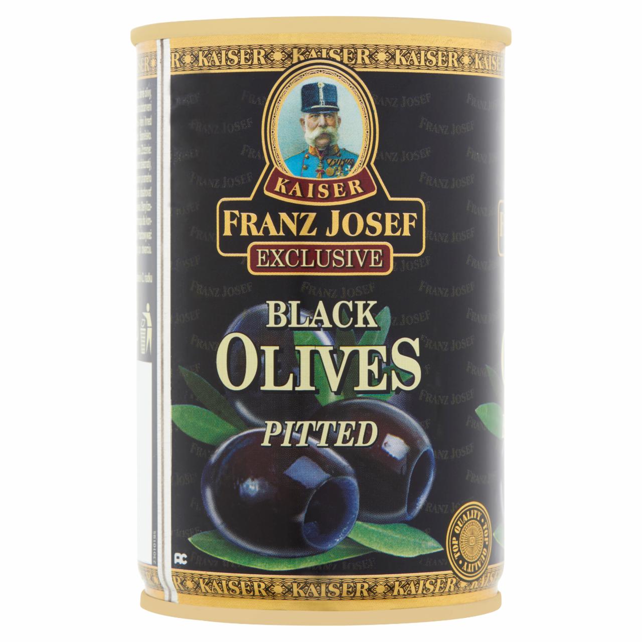 Képek - Kaiser Franz Josef Exclusive magozott fekete olívabogyó sós lében 300 g