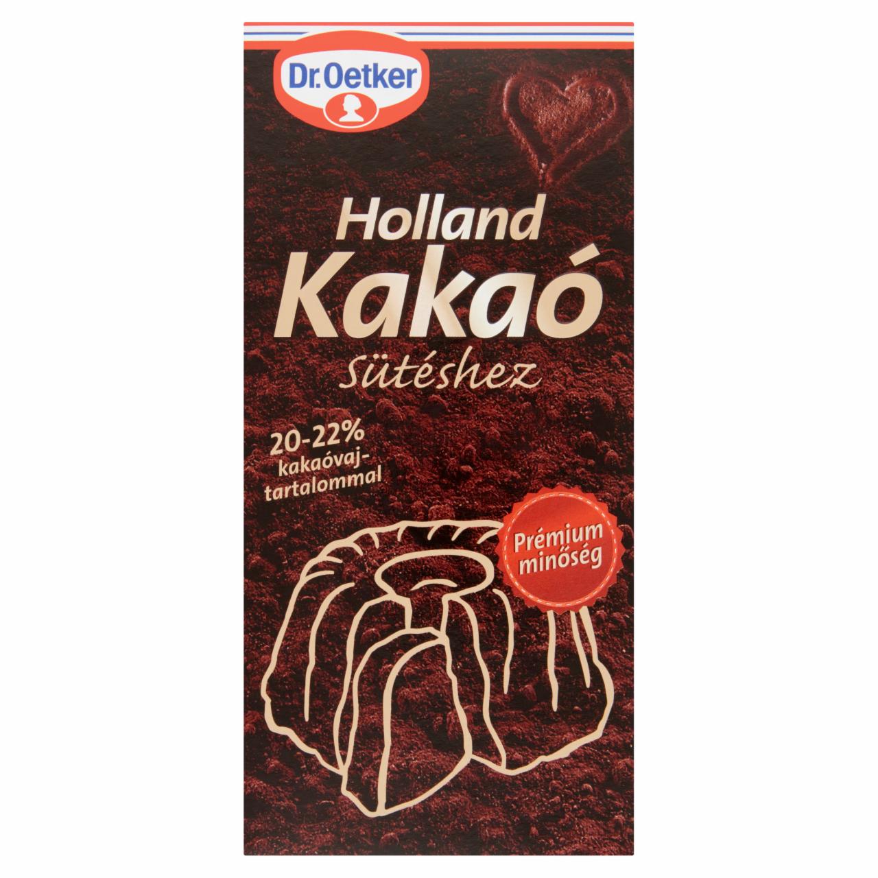 Képek - Dr. Oetker Holland Kakaópor sütéshez 100 g