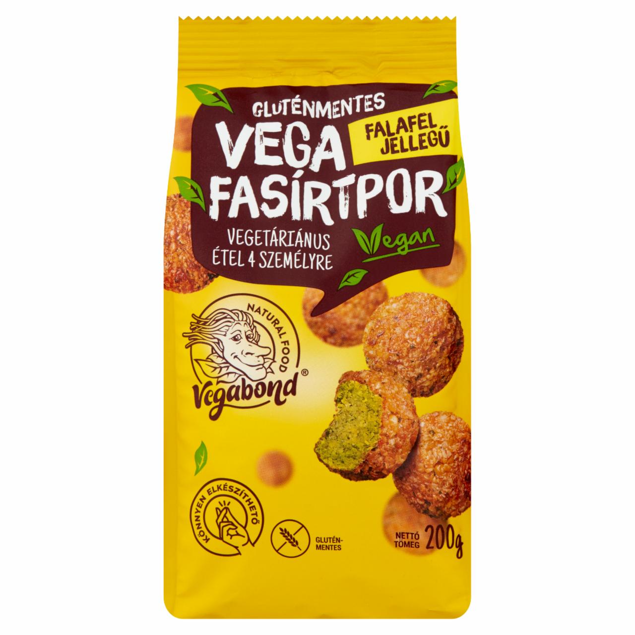 Képek - Vegabond falafel jellegű gluténmentes vega fasírtpor 200 g