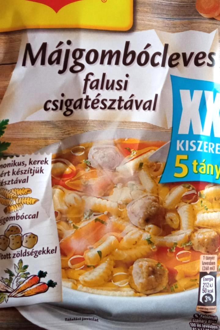Képek - Maggi XXL májgombócleves csigatésztával 70 g