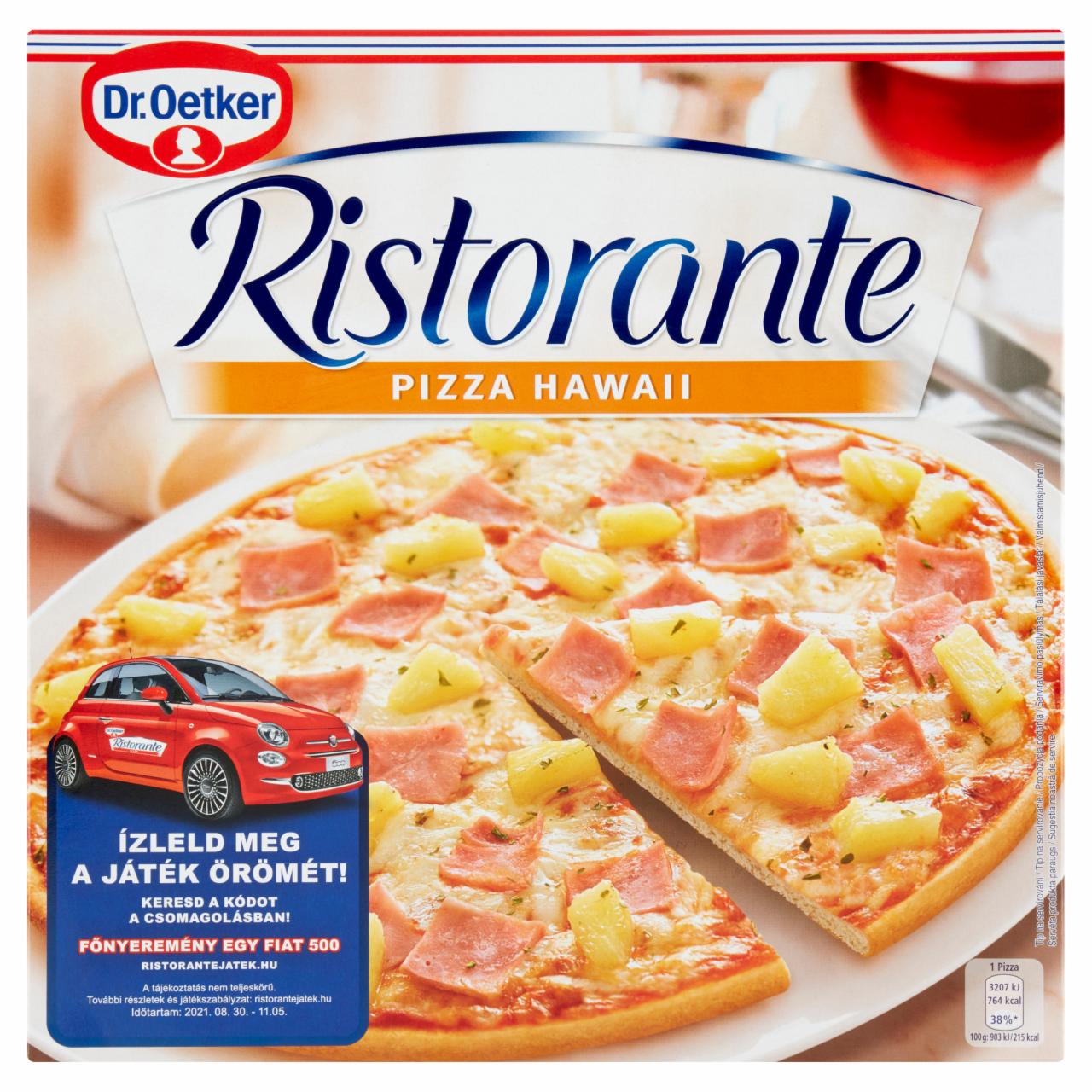 Képek - Dr. Oetker Ristorante Pizza Hawaii gyorsfagyasztott pizza ananásszal és sonkával 355 g
