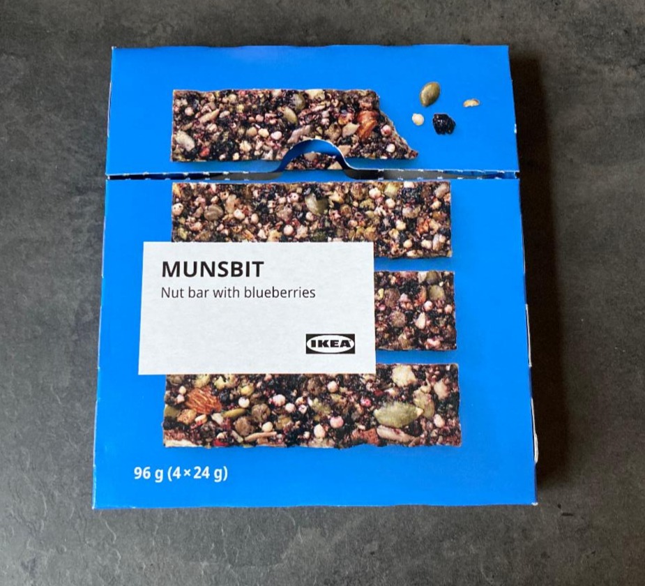 Képek - Munsbit Nut bar with blueberries Ikea