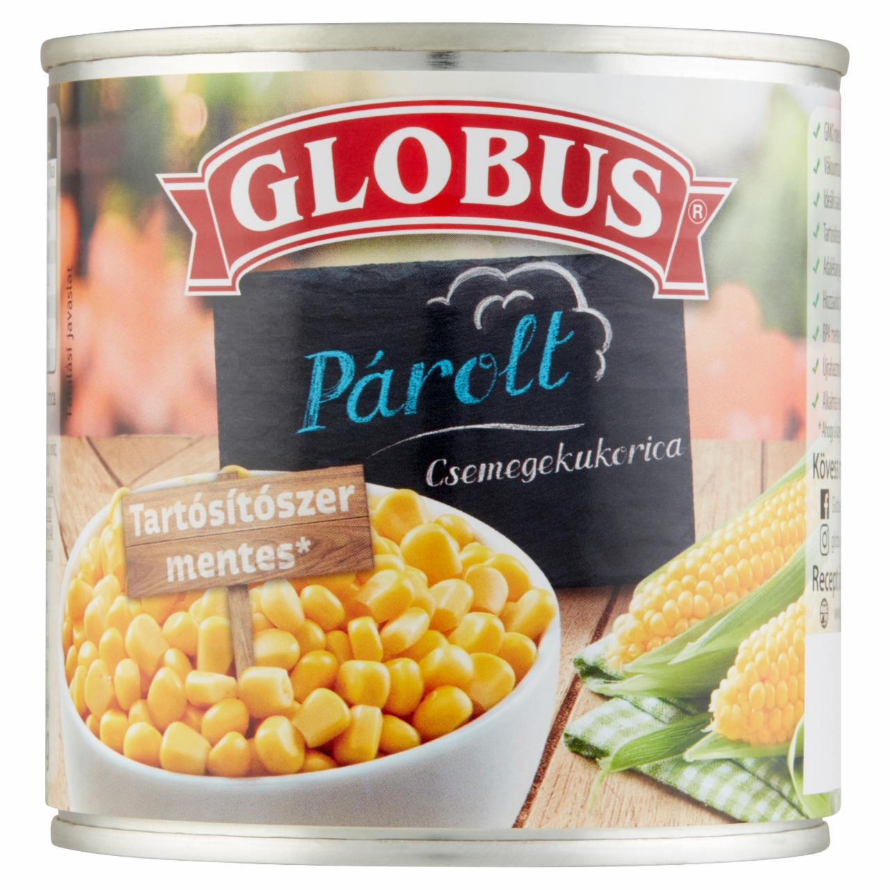 Képek - Globus párolt csemegekukorica 340 g