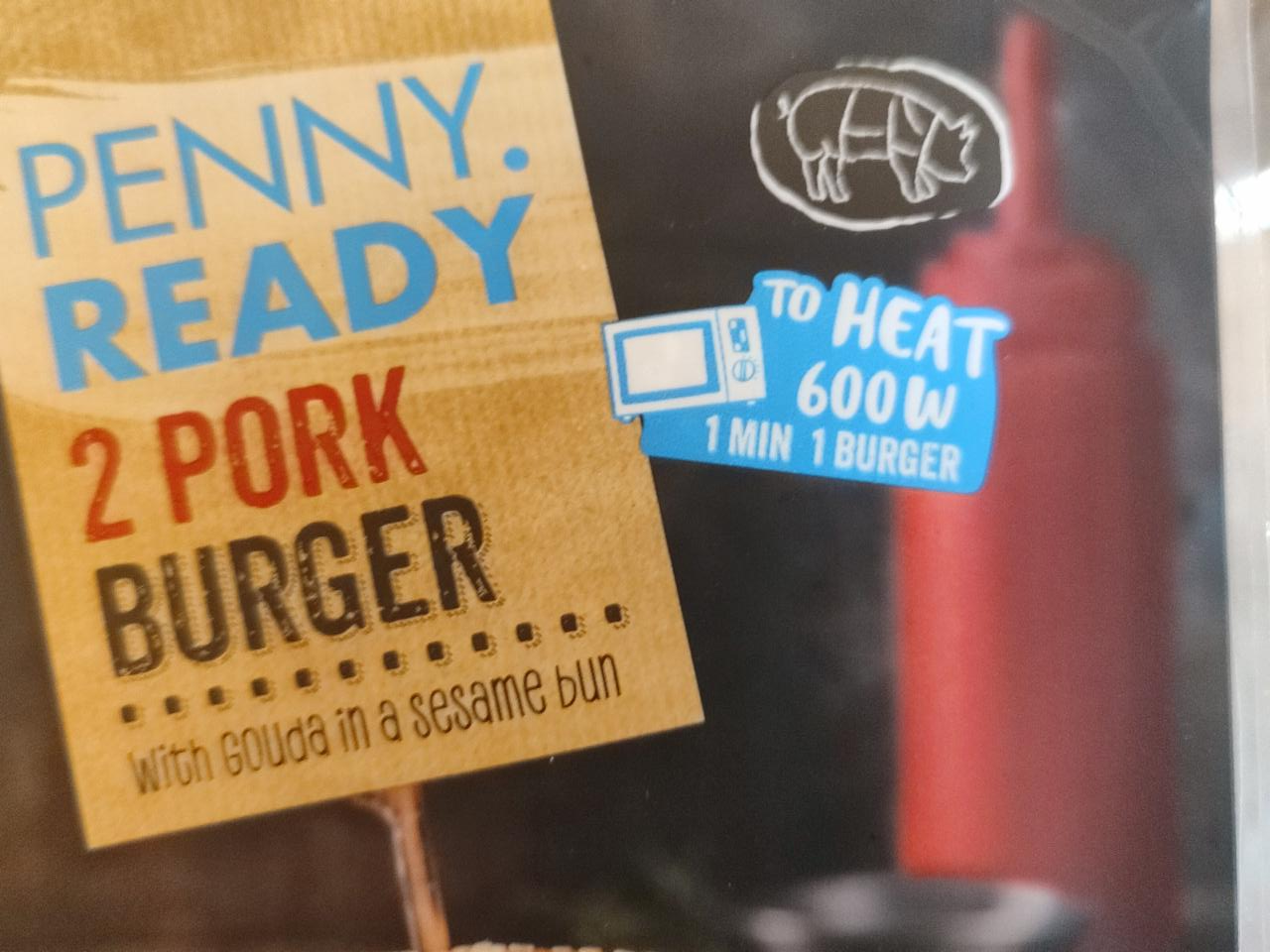 Képek - 2 pork burger Penny Ready