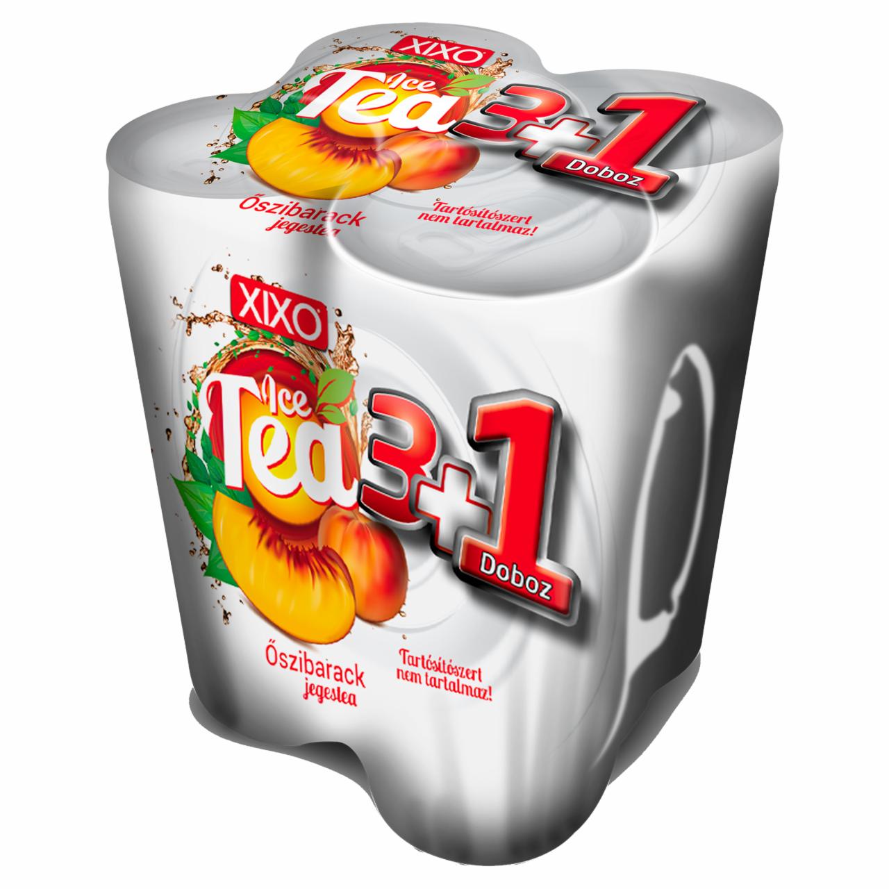 Képek - XIXO Ice Tea őszibarackos jegestea 4 x 250 ml