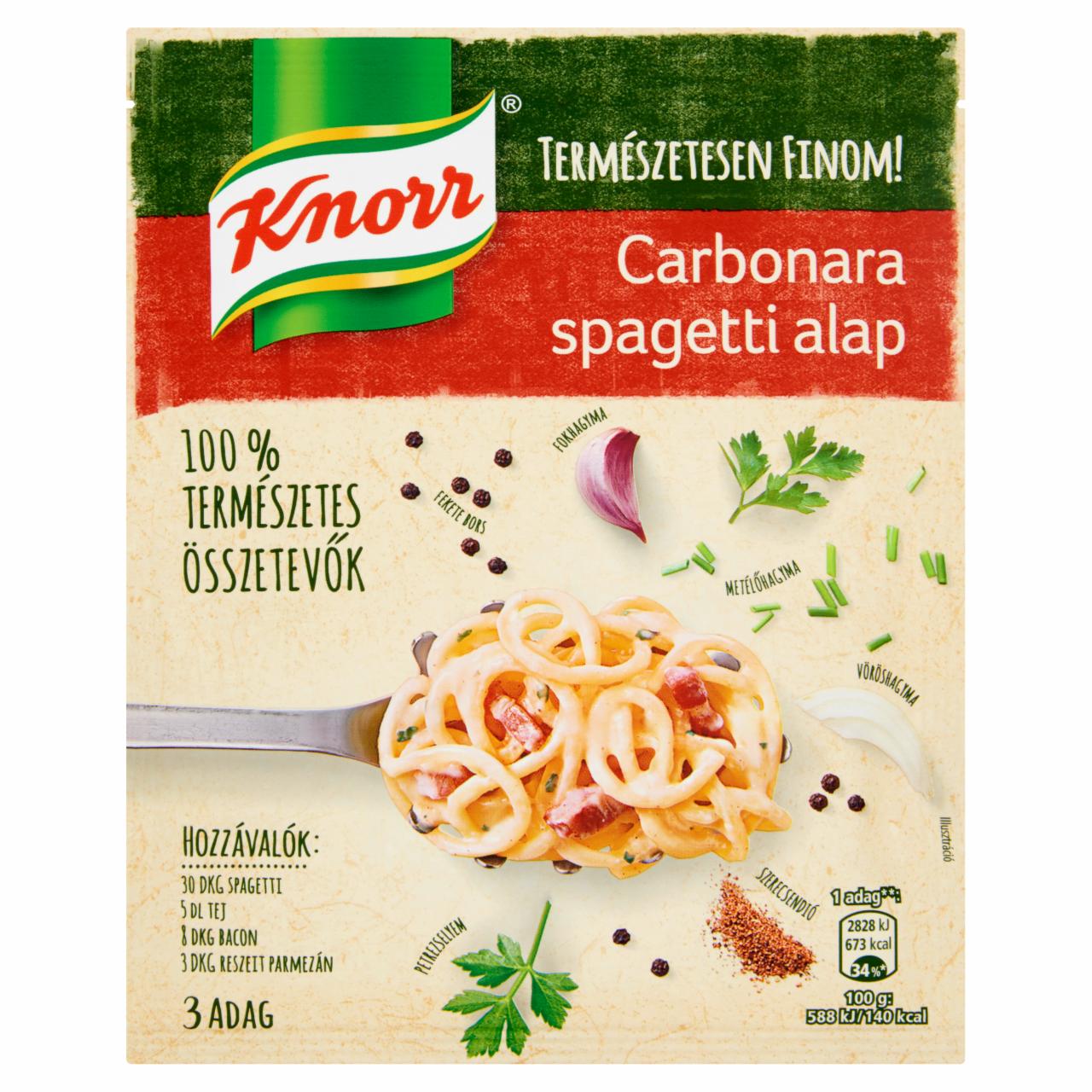 Képek - Knorr carbonara spagetti alap 47 g