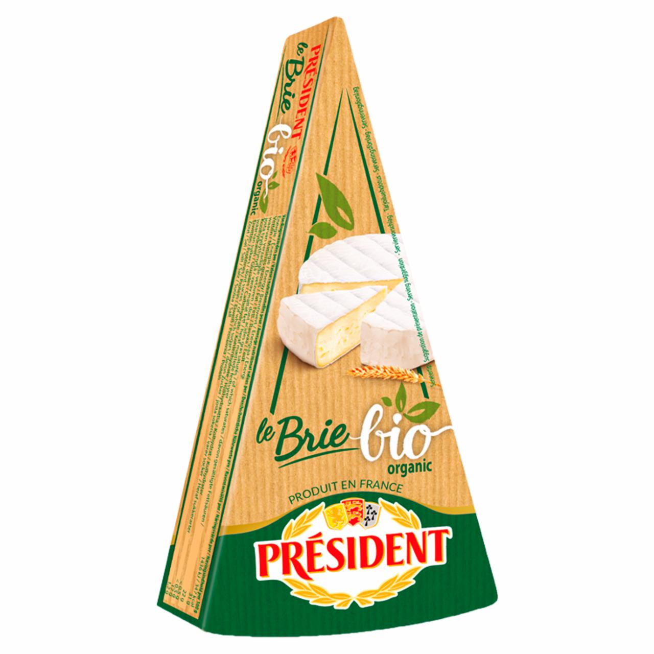 Képek - Président BIO Brie zsírdús, lágy sajt 200 g