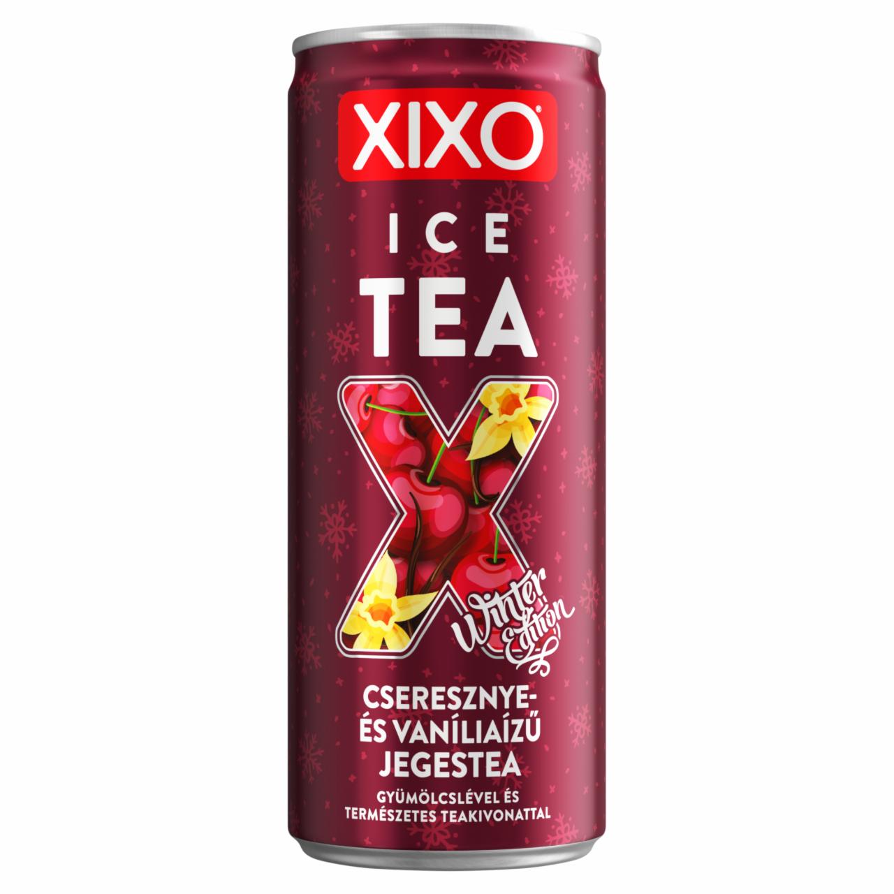 Képek - Xixo Ice Tea Winter Edition cseresznye- és vaníliaízű jegestea 250 ml