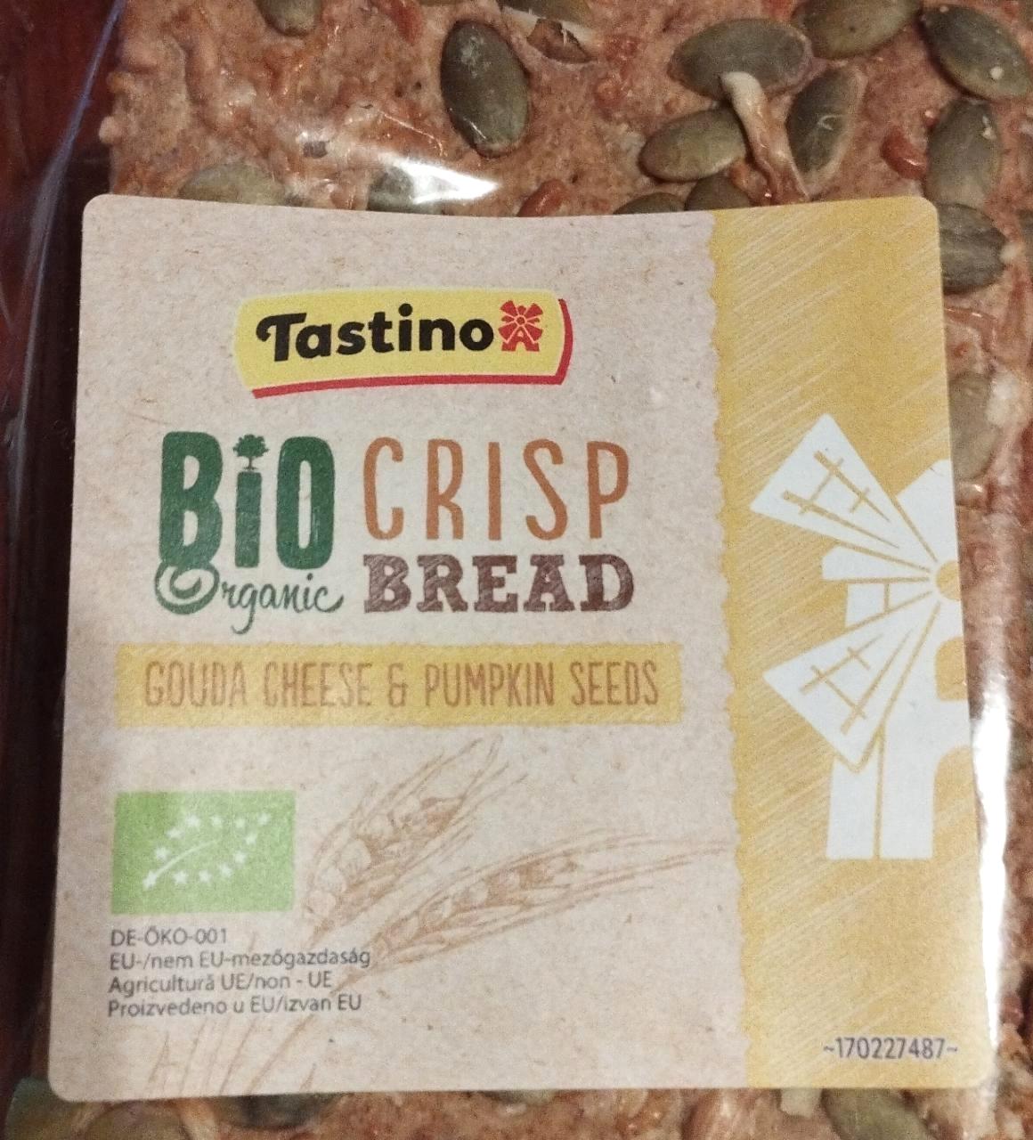 Képek - Bio crisp bread gouda cheese & pumpkin seeds Tastino
