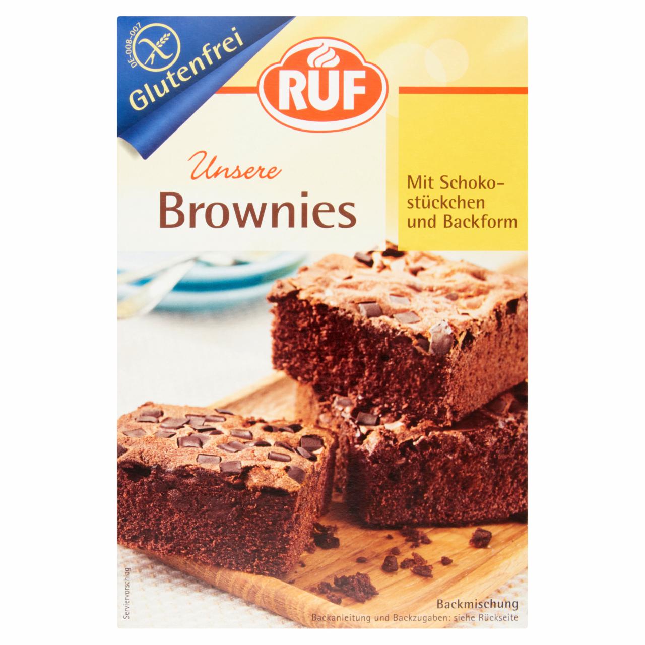 Képek - RUF gluténmentes brownie 420 g