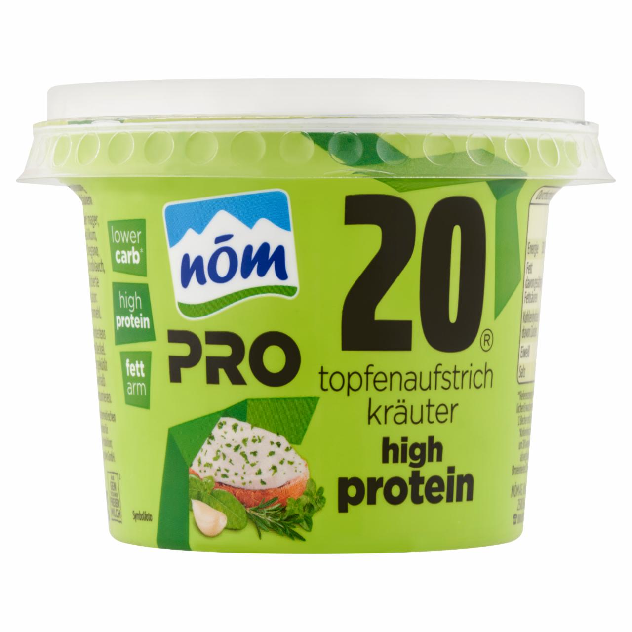 Képek - NÖM Pro 20 túrókrém zöldfűszerekkel 250 g