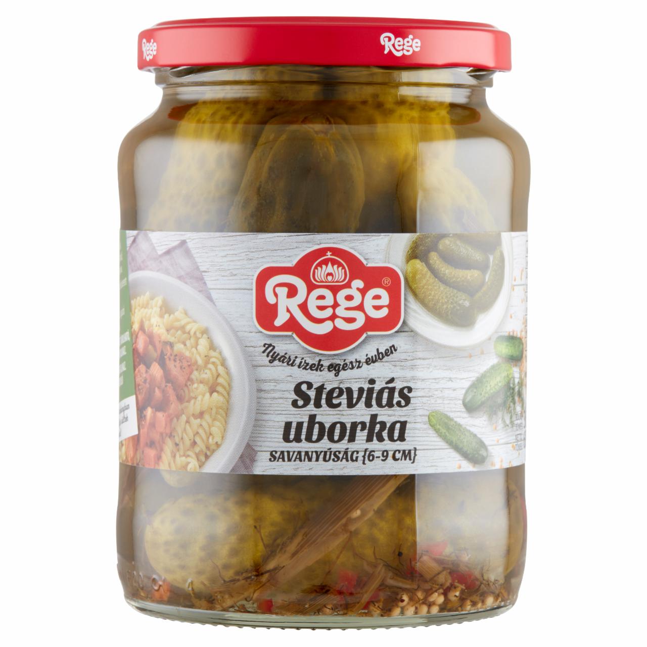 Képek - Rege steviás uborka savanyúság 6-9 cm 680 g