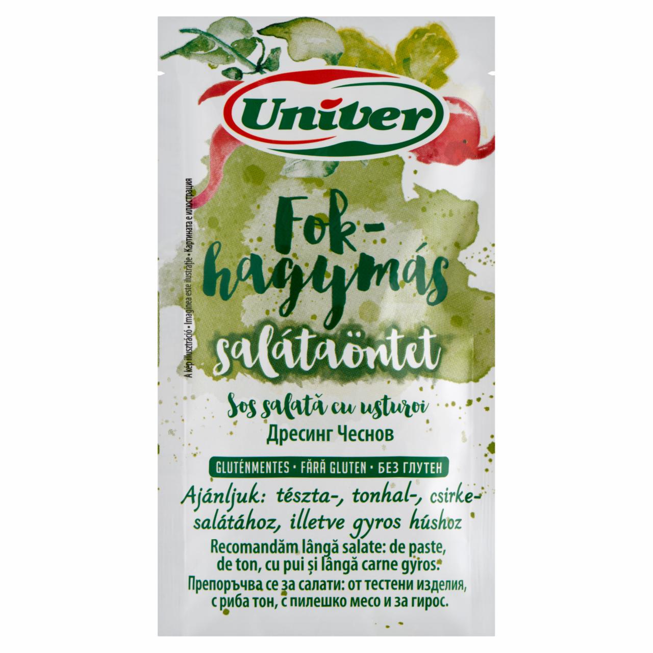 Képek - Univer gluténmentes fokhagymás salátaöntet 50 ml
