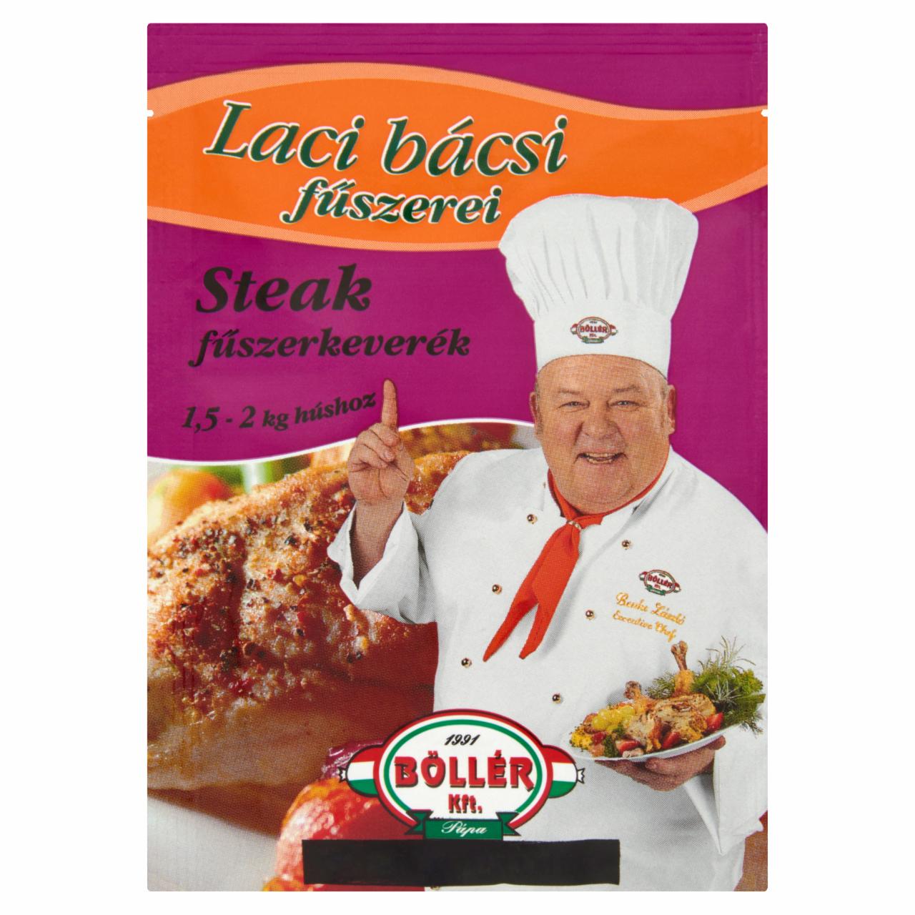 Képek - Böllér Laci Bácsi Fűszerei steak fűszerkeverék 40 g