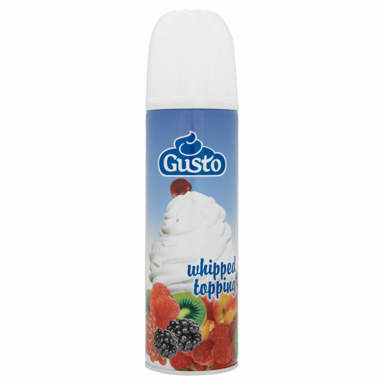 Képek - Gusto UHT cukrozott habspray 250 g