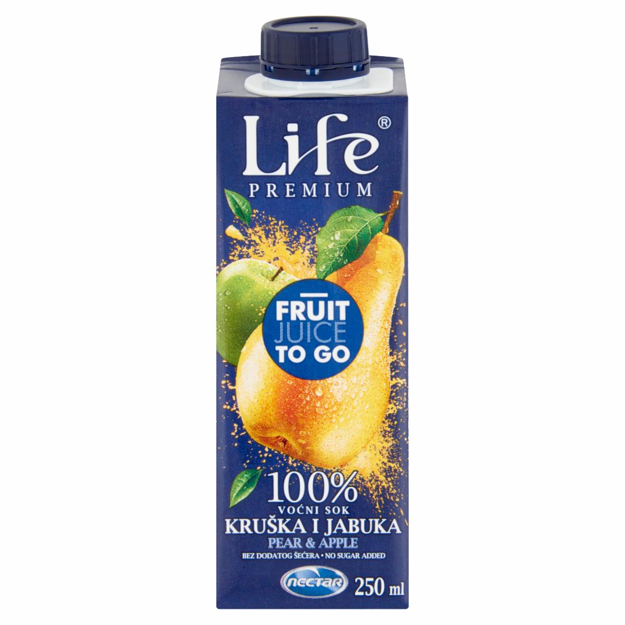 Képek - Life Premium 100% rostos körte- és almaital 250 ml