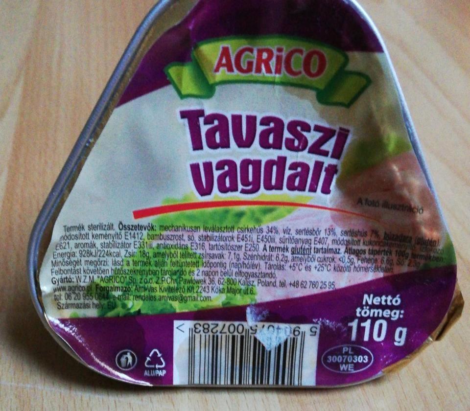 Képek - Tavaszi vagdalt Agrico