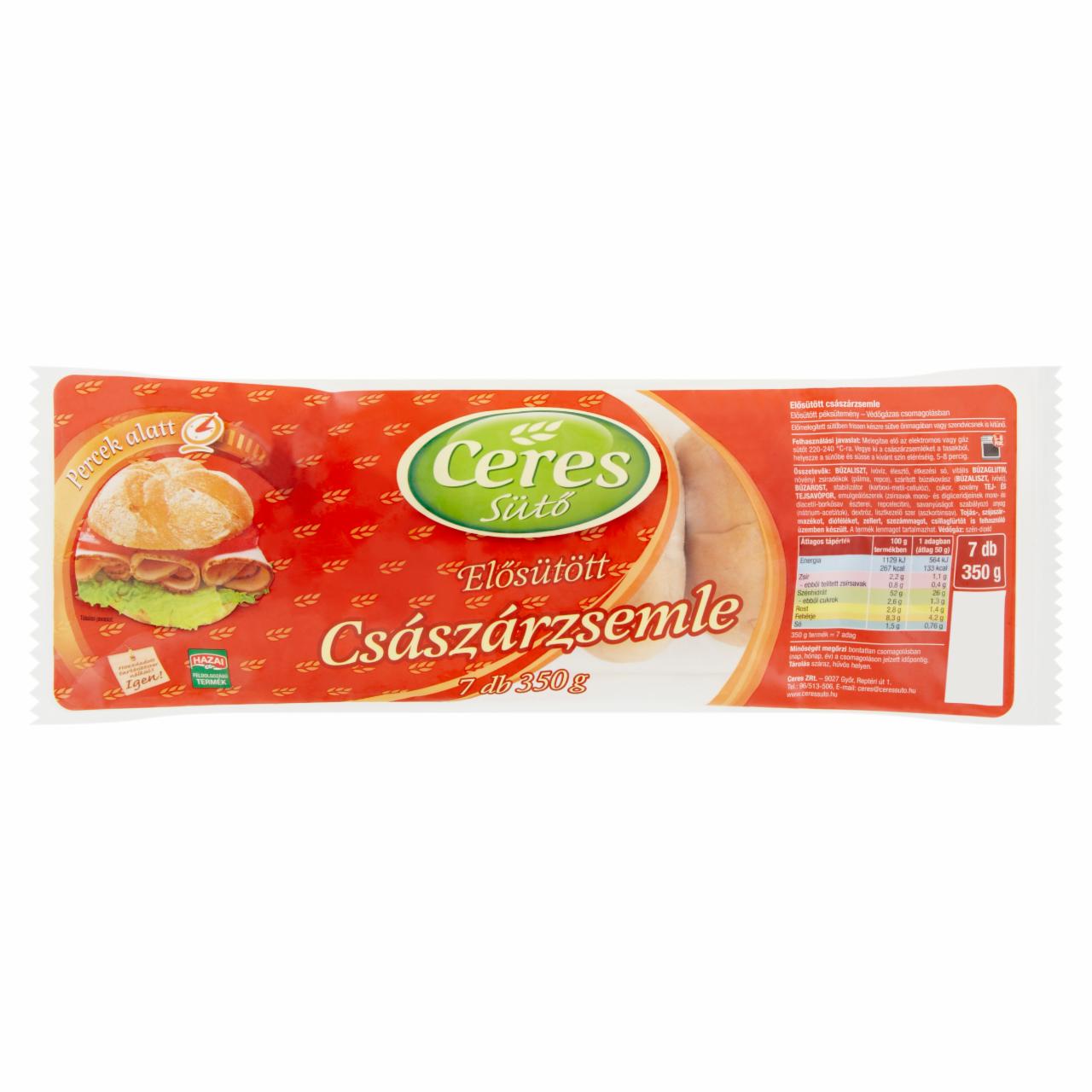 Képek - Ceres Sütő elősütött császárzsemle 7 db 350 g